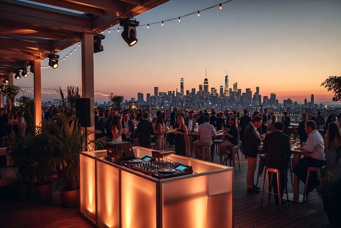 Greenpoint Social - Stage/DJ area
