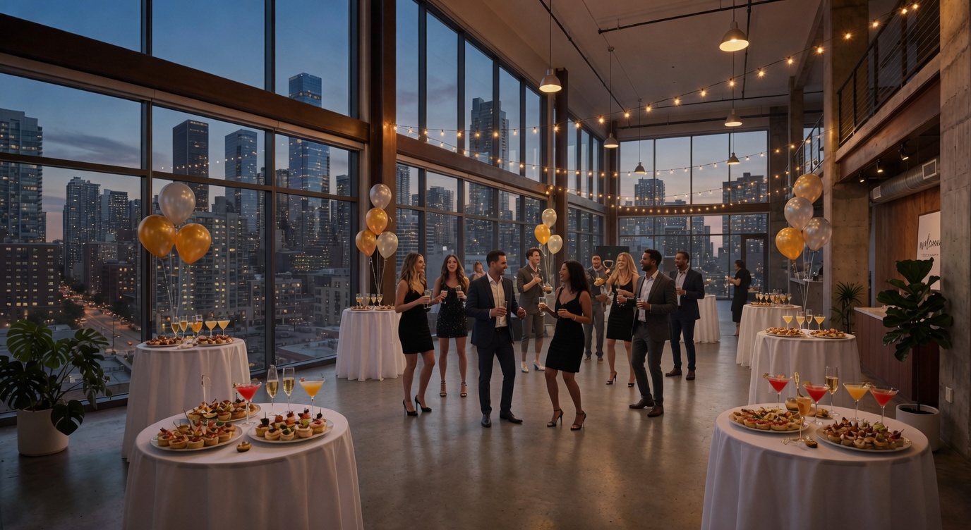 Loft 412 - Setup example for party